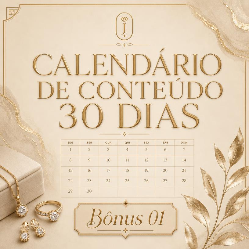 Calendário de Conteúdo de 30 Dias